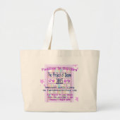 Das Projekt der Jumbo Stoffbeutel (Vorne)