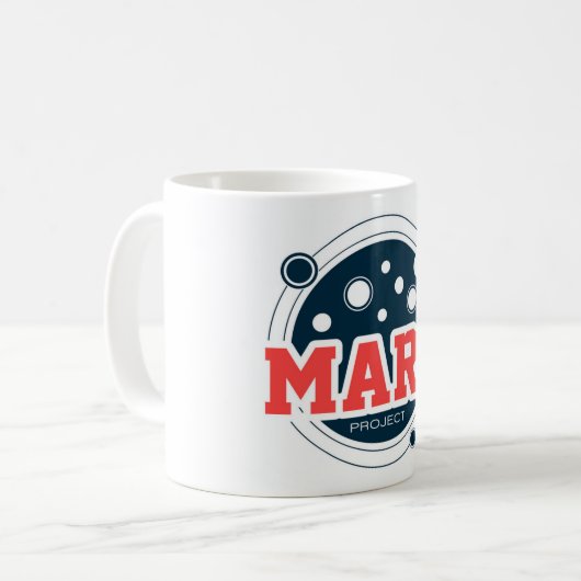 Das Projekt Mars Kaffeetasse (Vorderseite Links)