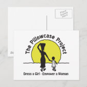 Das Projekt Pillowcase Postkarte (Vorne/Hinten)