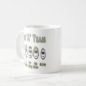 Das Projektmanagement des A-Teams Kaffeetasse (Vorderseite Links)