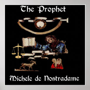 Das Prophet-Nostradamus-Poster Poster