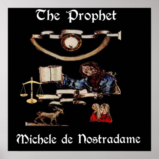 Das Prophet-Nostradamus-Poster Poster (Vorne)