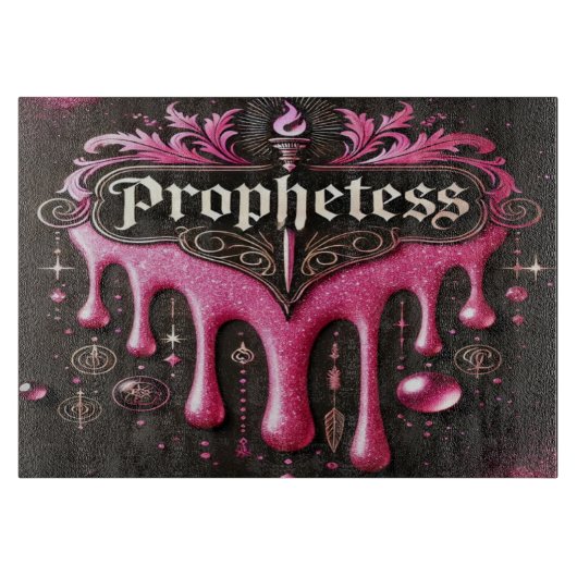 "Das Prophetess-Schneiderboard": Vorbereitung mit Schneidebrett (Vorderseite)