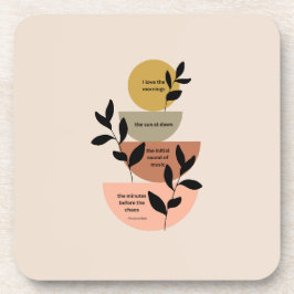 Das Protokoll vor dem Chaos - Untersetzer aus hart