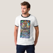 Das Psionicist-Gilde-2-Ringer-T-Shirt T-Shirt (Vorne ganz)
