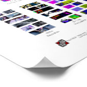 Das Psychedelische I-Ching-Poster Poster (Ecke)