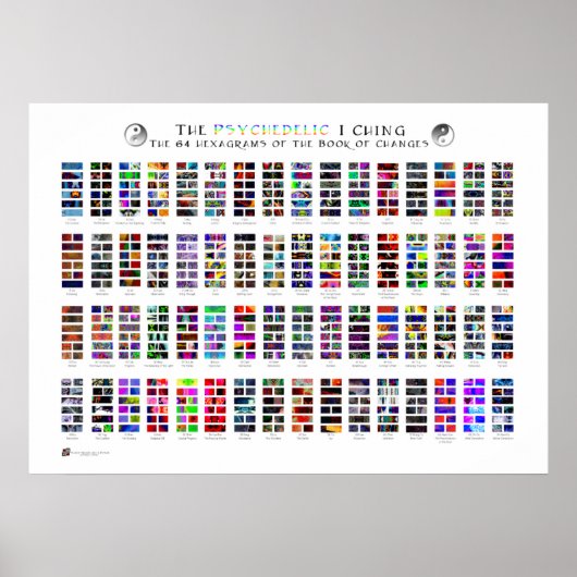 Das Psychedelische I-Ching-Poster Poster (Vorne)