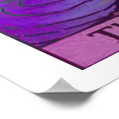 Das Psychedelische Poster der Star Tarot Card (Ecke)