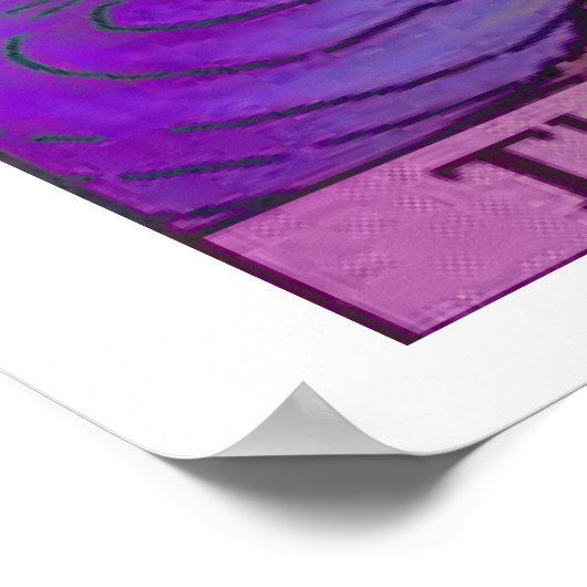 Das Psychedelische Poster der Star Tarot Card (Ecke)