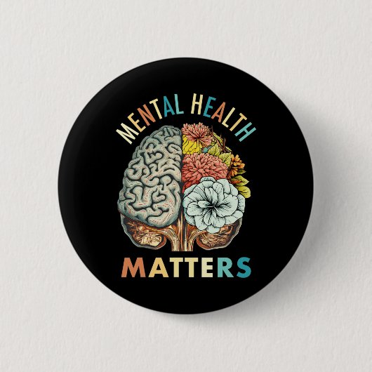 Das psychische Bewusstsein der Stigma-psychische P Button (Vorderseite)