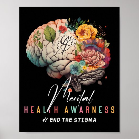 Das psychische Bewusstsein der Stigma-psychische P Poster (Vorne)
