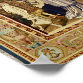 Das Publikum von Kardinal Chigi mit Louis XIV Poster (Ecke)