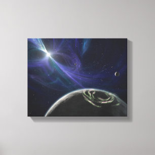 Das Pulsarplanetensystem Leinwanddruck
