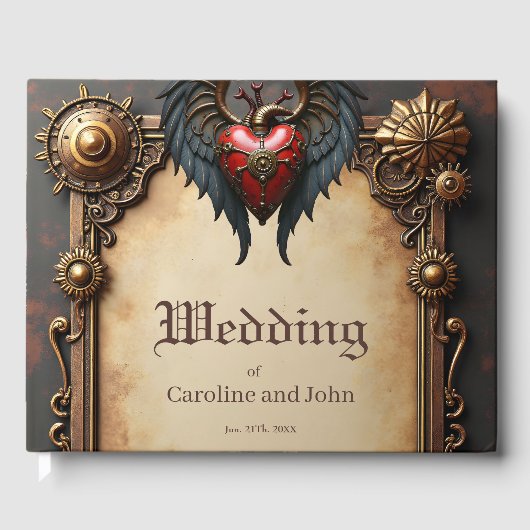 Das pulsierende Herz der Mechanik, Gästebuch (Vorderseite)