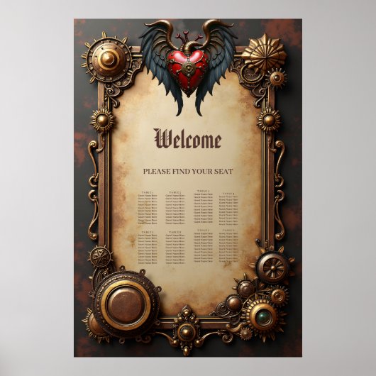 Das pulsierende Herz der Mechanik, Poster (Vorne)