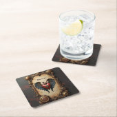 Das pulsierende Herz der Mechanik, Rechteckiger Pappuntersetzer (Vor Ort)