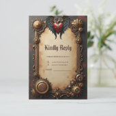 Das pulsierende Herz der Mechanik, RSVP Karte (Stehend Vorderseite)