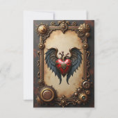 Das pulsierende Herz der Mechanik, RSVP Karte (Rückseite)