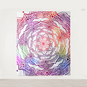 Das pulsierende Mandala Art Beautiful Chic Stilvol Wandteppich