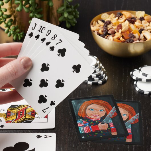 Das Puppenbild von Alfred Fox Spielkarten (In Situ)