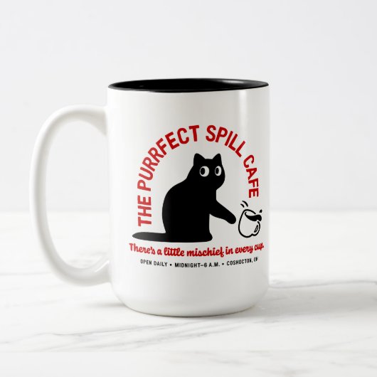 Das Purfect Spill Cafe 15 oz. Zweifarbige Tasse (Links)