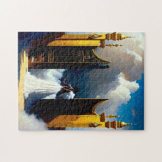 Das Puzzle der Christlichen Kunst am Himmel (Horizontal)