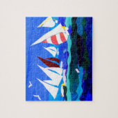 "Das Puzzle der Segelboote (Vertikal)