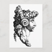 Das Puzzle mit 4 Köpfen Postkarte (Vorderseite)