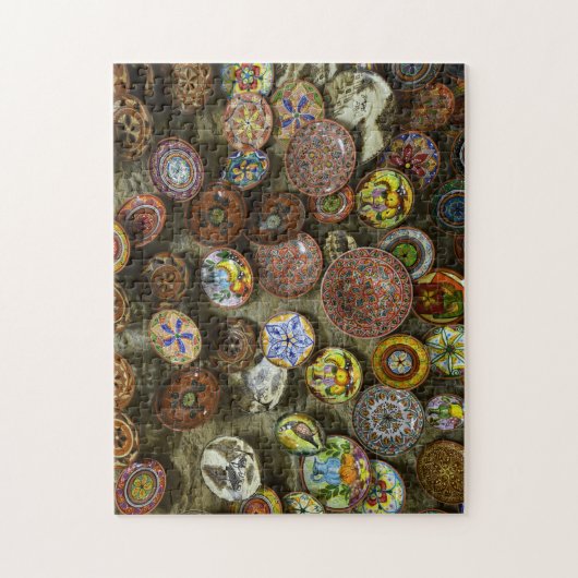 Das Puzzle Real Spanien - die spanischen Teller (Vertikal)