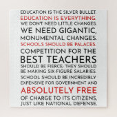 Das Puzzle über die Bildung im Westen von Sam Seab (Vertikal)