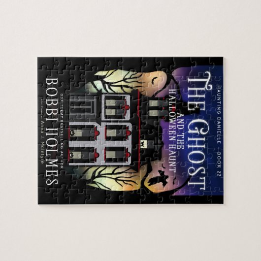 Das Puzzle um das Gespenst und das Halloween-Jagdb (Horizontal)