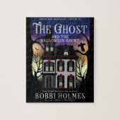 Das Puzzle um das Gespenst und das Halloween-Jagdb (Vertikal)