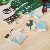 Das Puzzle um den Weihnachtsbaum (Seite)