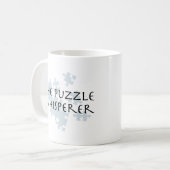 Das Puzzle Whisperer Kaffeetasse (Vorderseite Links)