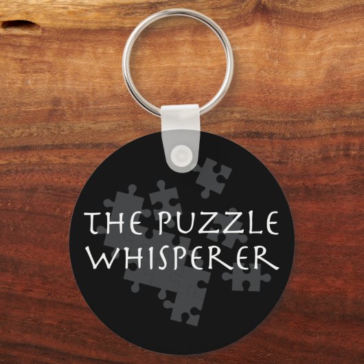 Das Puzzle Whisperer Schlüsselanhänger (Vorderseite)