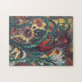 Das Puzzlespiel der Sonnenblume-Frauen-#1 Puzzle (Horizontal)