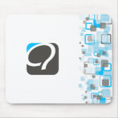 Das q Mousepad - Quaero Blau (Vorne)