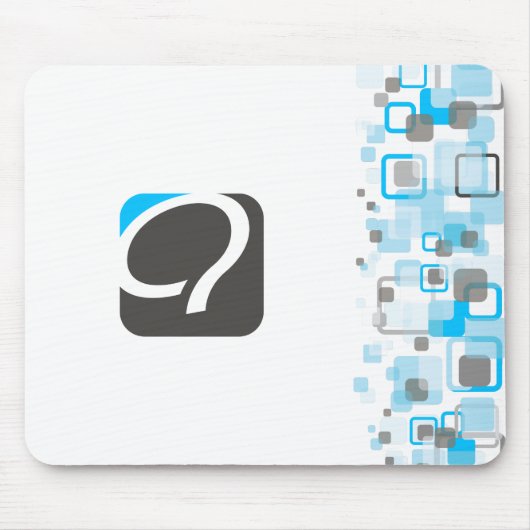 Das q Mousepad - Quaero Blau (Vorne)