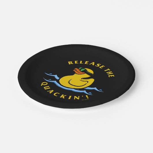 Das Quackin' Pappteller (Schrägansicht)