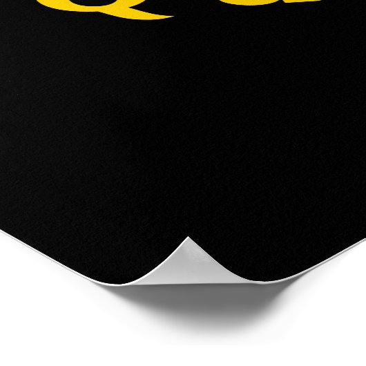 Das Quackin' Poster (Ecke)