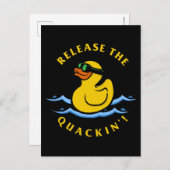 Das Quackin' Postkarte (Vorne/Hinten)