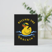Das Quackin' Postkarte (Stehend Vorderseite)