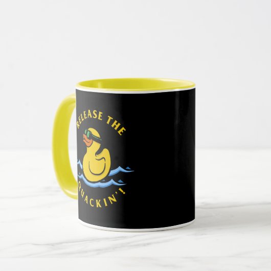 Das Quackin' Tasse (Vorderseite Links)