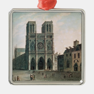 Das Quadrat vor Notre-Dame Ornament Aus Metall