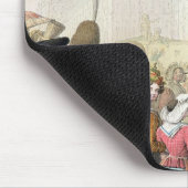 Das Quai d'Ecole, Paris, 1831 Mousepad (Ecke)