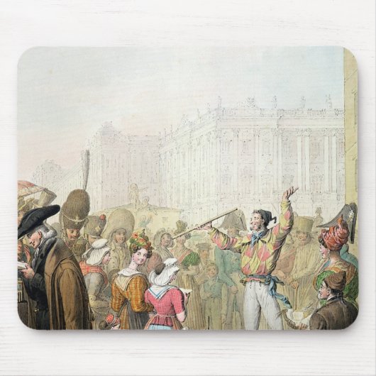 Das Quai d'Ecole, Paris, 1831 Mousepad (Vorne)