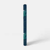 Das Quallen-Muster des weißen Lotus Ocean Samsung Galaxy Hülle (Linke Seite)