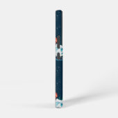 Das Quallen-Muster des weißen Lotus Ocean Samsung Galaxy Hülle (Rechte Seite)