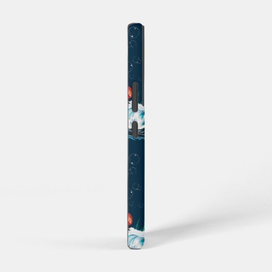 Das Quallen-Muster des weißen Lotus Ocean Samsung Galaxy Hülle (Rechte Seite)