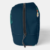 Das Quallen-Muster des weißen Lotus Ocean Waschbeutel (Rechts)